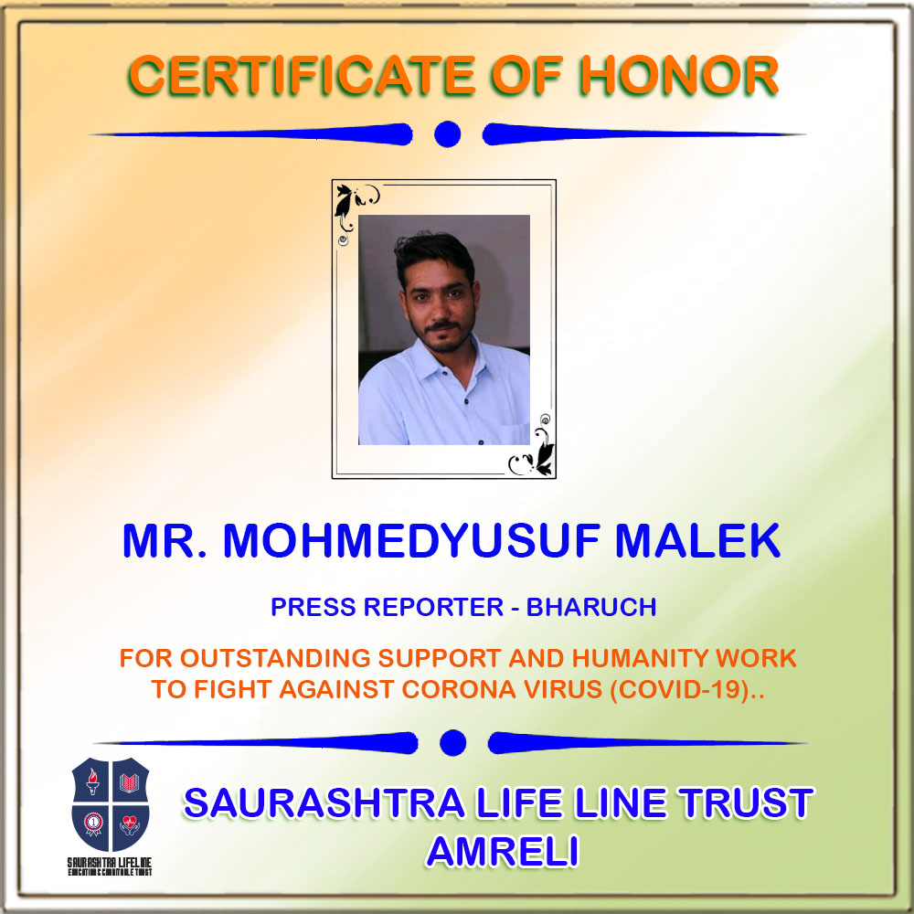 Certificate of Honor